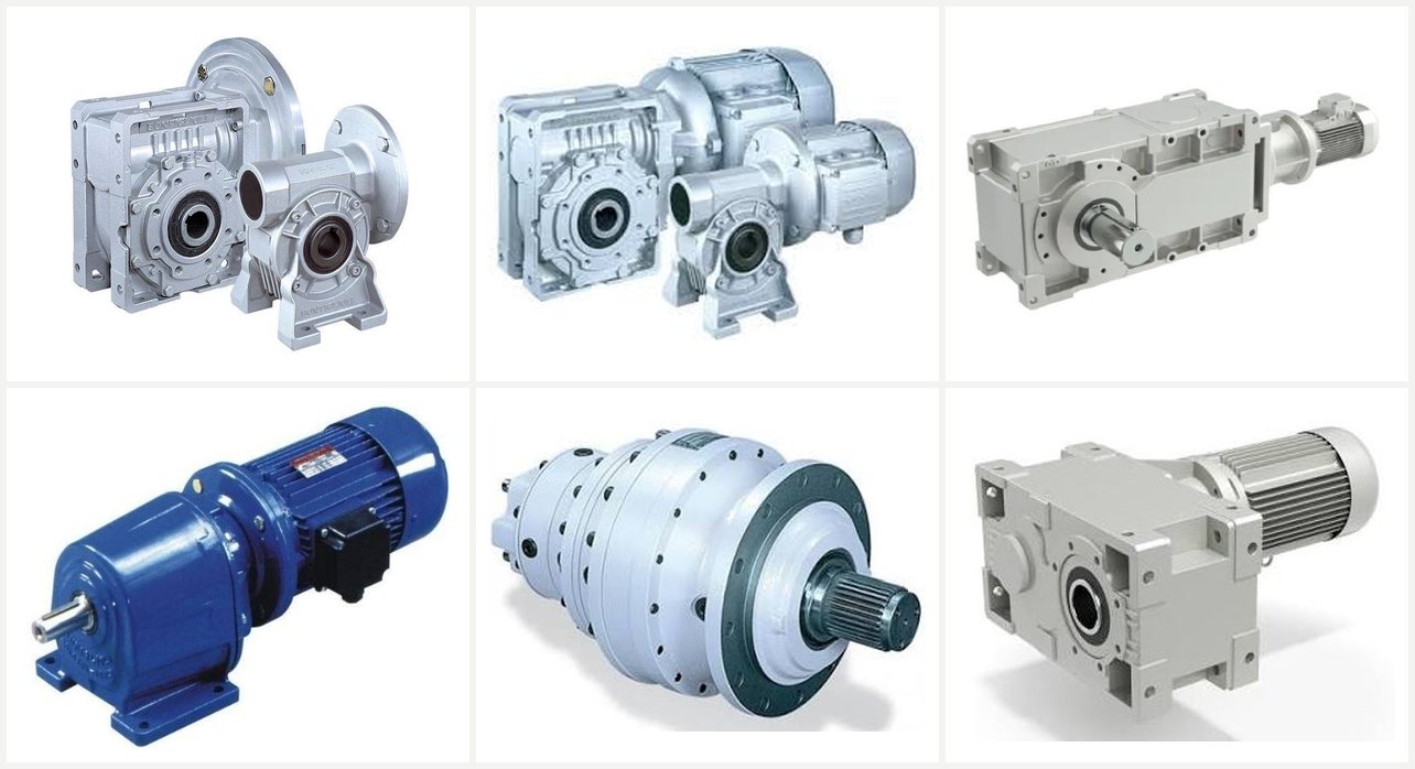 A selection of PEP's gearbox and geared motor product range